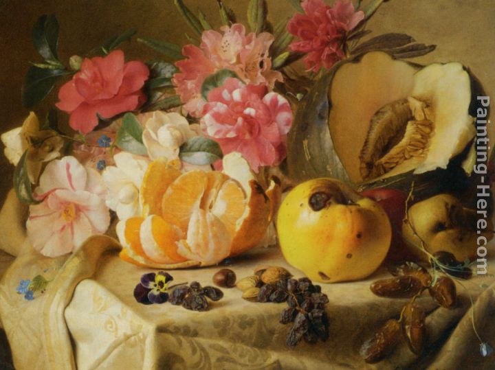 Theude Gronland Still life with autumn fruits